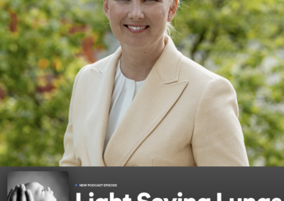 CEO Hanna Sjöström in the podcast A Little Light Listening – Light Saving Lungs