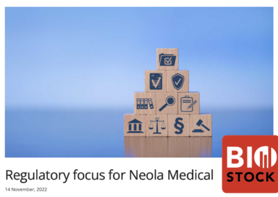 New article by BioStock highlights Neola Medical’s Q3 2022