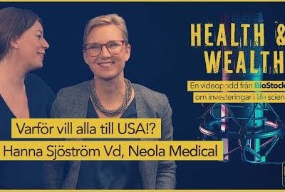 BioStock’s video podcast Health & Wealth invites CEO Hanna Sjöström