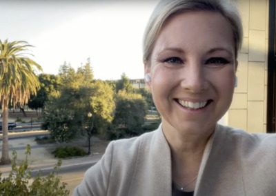 Nyhetsbyrån Direct in live interview with CEO Hanna Sjöström