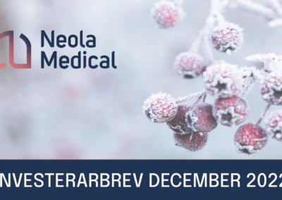 Neola Medical’s CEO tells more about the company’s latest news and milestones in new Investor Letter