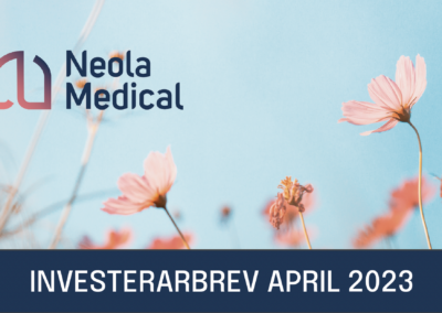Neola Medical’s CEO tells more about the latest news in the new investor letter for spring 2023