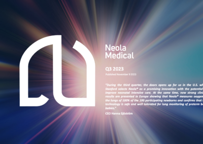 Neola Medical Q3 report 2023 – Doors open in the U.S. with Stanford support and new strong final results from independent clinical trial in newborns