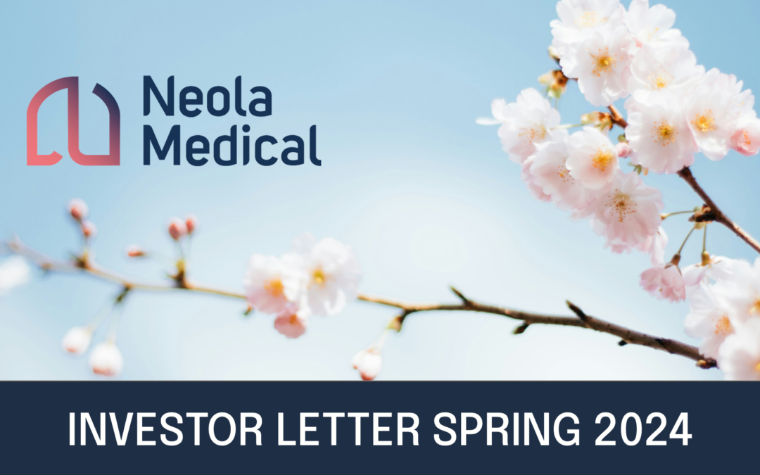 Neola Medical’s CEO shares more about the latest news in the spring investor letter