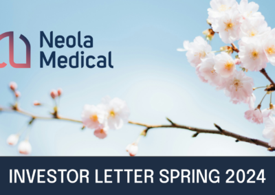 Neola Medical’s CEO shares more about the latest news in the spring investor letter