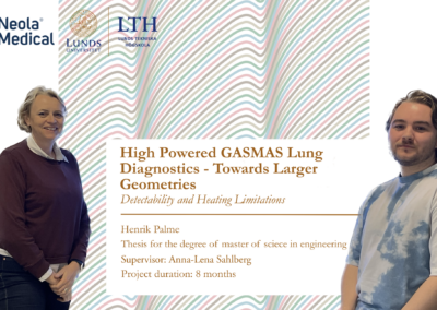 Lund University Master Thesis on expanding Neola Medical’s technology to more patient groups