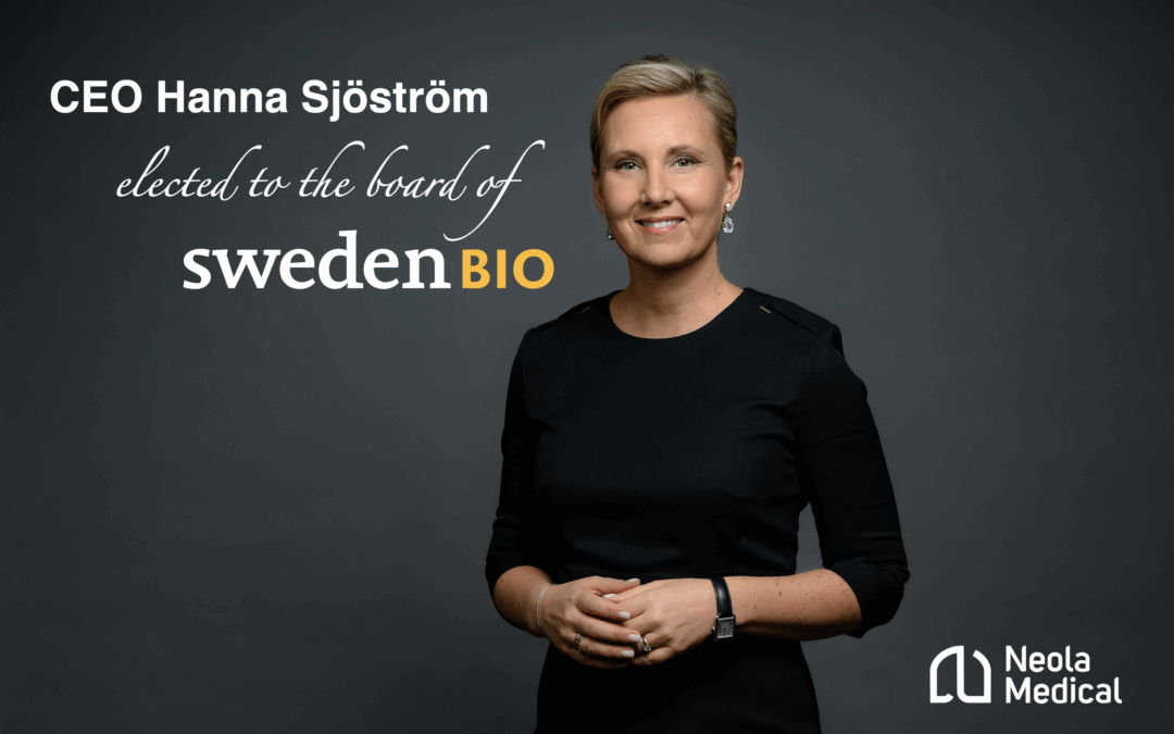 Photo CEO Hanna Sjöström Elected to the Board of SwedenBIO